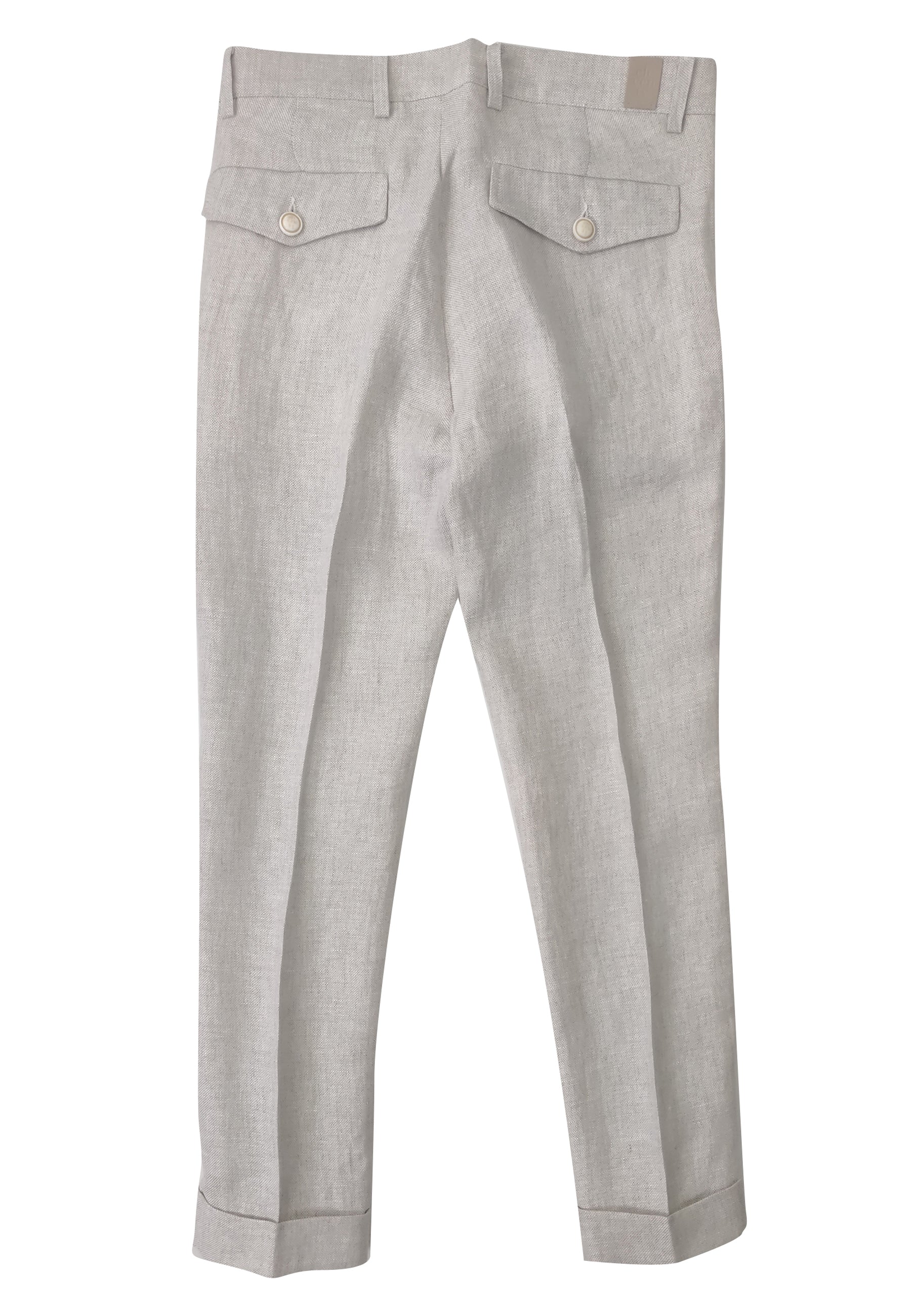 ViaMonte Shop | Eleventy pantalone ragazzo beige in puro lino