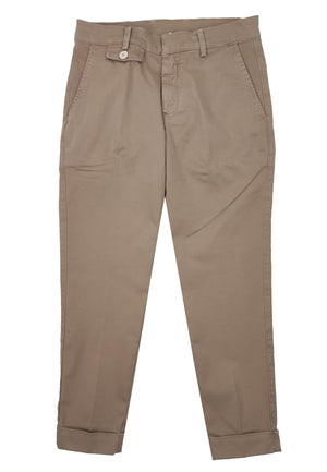 ViaMonte Shop | Eleventy pantalone marrone ragazzo in cotone