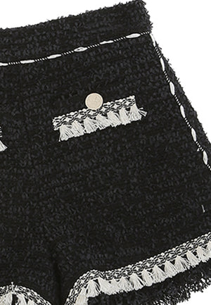 ViaMonte Shop | Elisabetta Franchi shorts neri ragazza