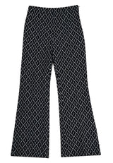 ViaMonte Shop | Elisabetta Franchi La Mia Bambina pantalone bambina nero in crepe con stampa
