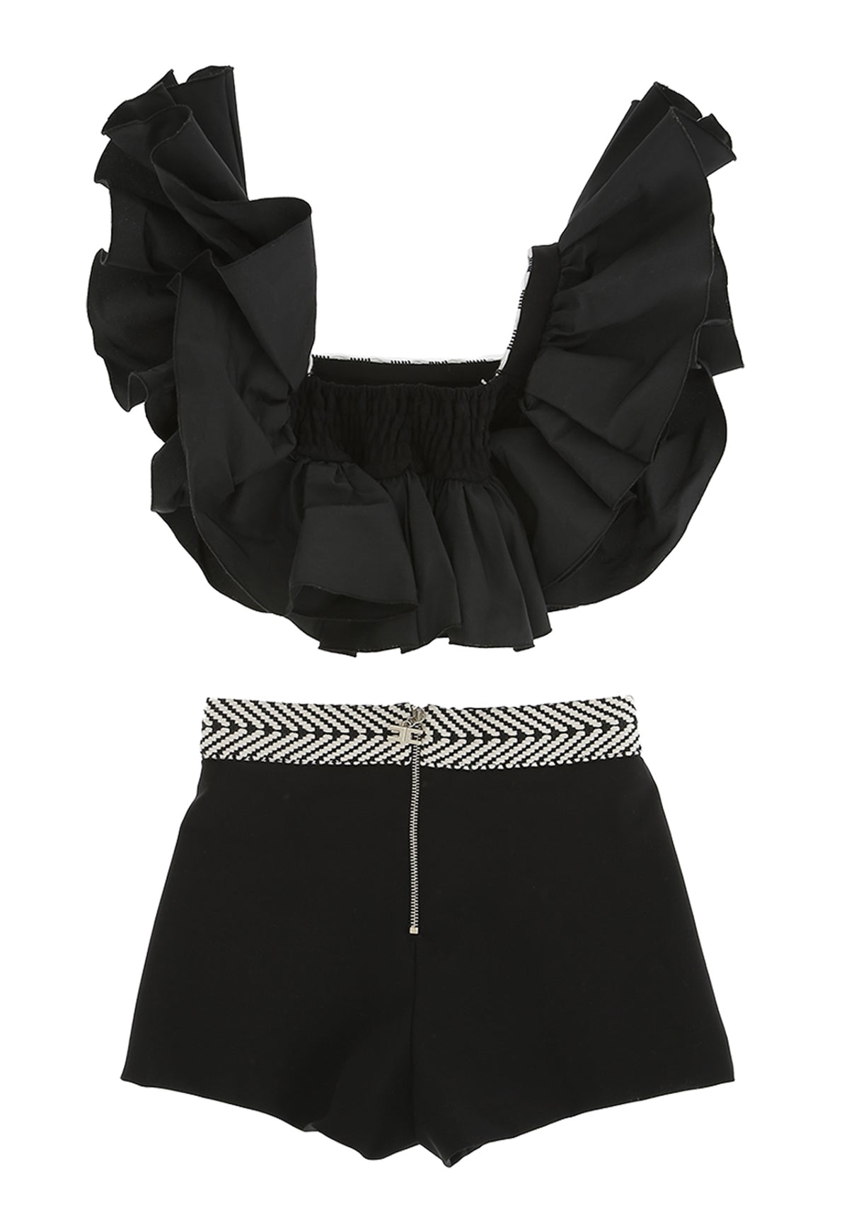 ViaMonte Shop | Elisabetta Franchi completo nero bambina