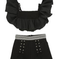 ViaMonte Shop | Elisabetta Franchi completo nero ragazza