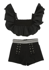 ViaMonte Shop | Elisabetta Franchi completo nero ragazza