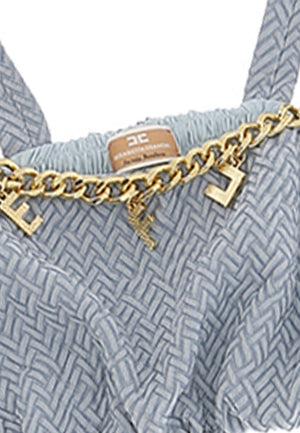 ViaMonte Shop | Elisabetta Franchi top carta da zucchero bambina in misto viscosa