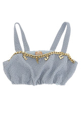 ViaMonte Shop | Elisabetta Franchi top carta da zucchero bambina in misto viscosa