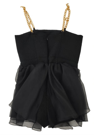 ViaMonte Shop | Elisabetta Franchi tuta nera ragazza
