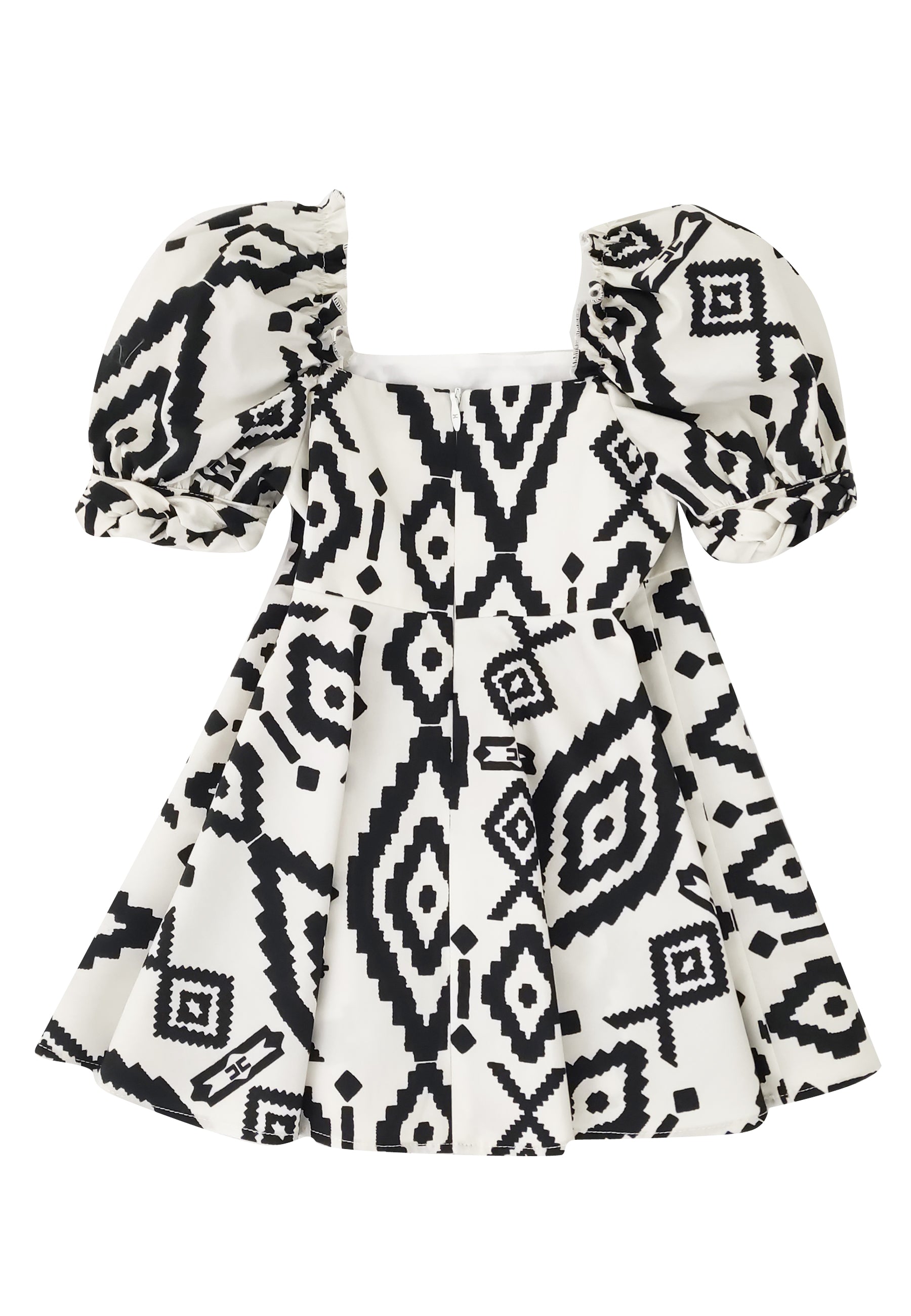 ViaMonte Shop | Elisabetta Franchi vestito bianco neonata in cotone