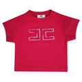 ViaMonte Shop | Elisabetta Franchi t-shirt fucsia neonata in cotone