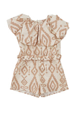 ViaMonte Shop | Elisabetta Franchi tuta burro e rosa bambina in cotone