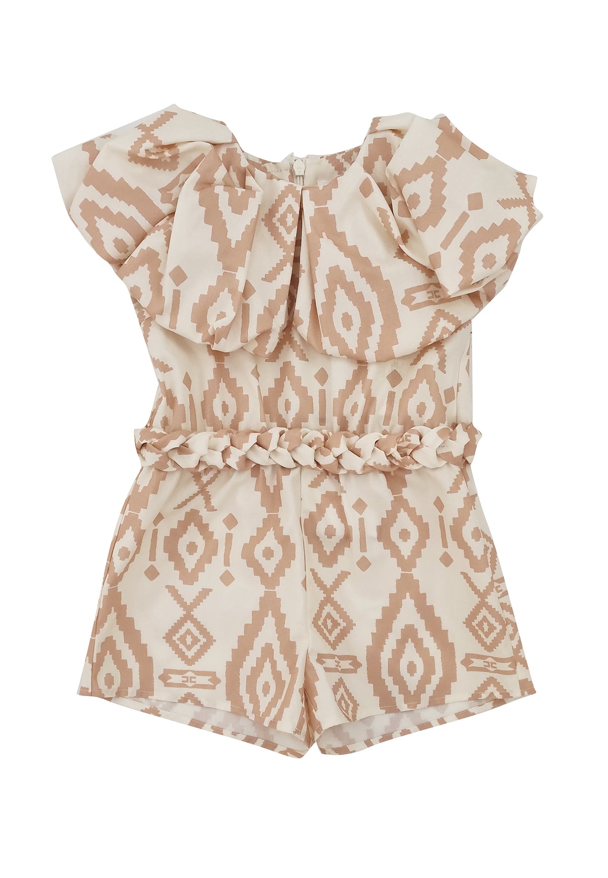 ViaMonte Shop | Elisabetta Franchi tuta burro e rosa bambina in cotone