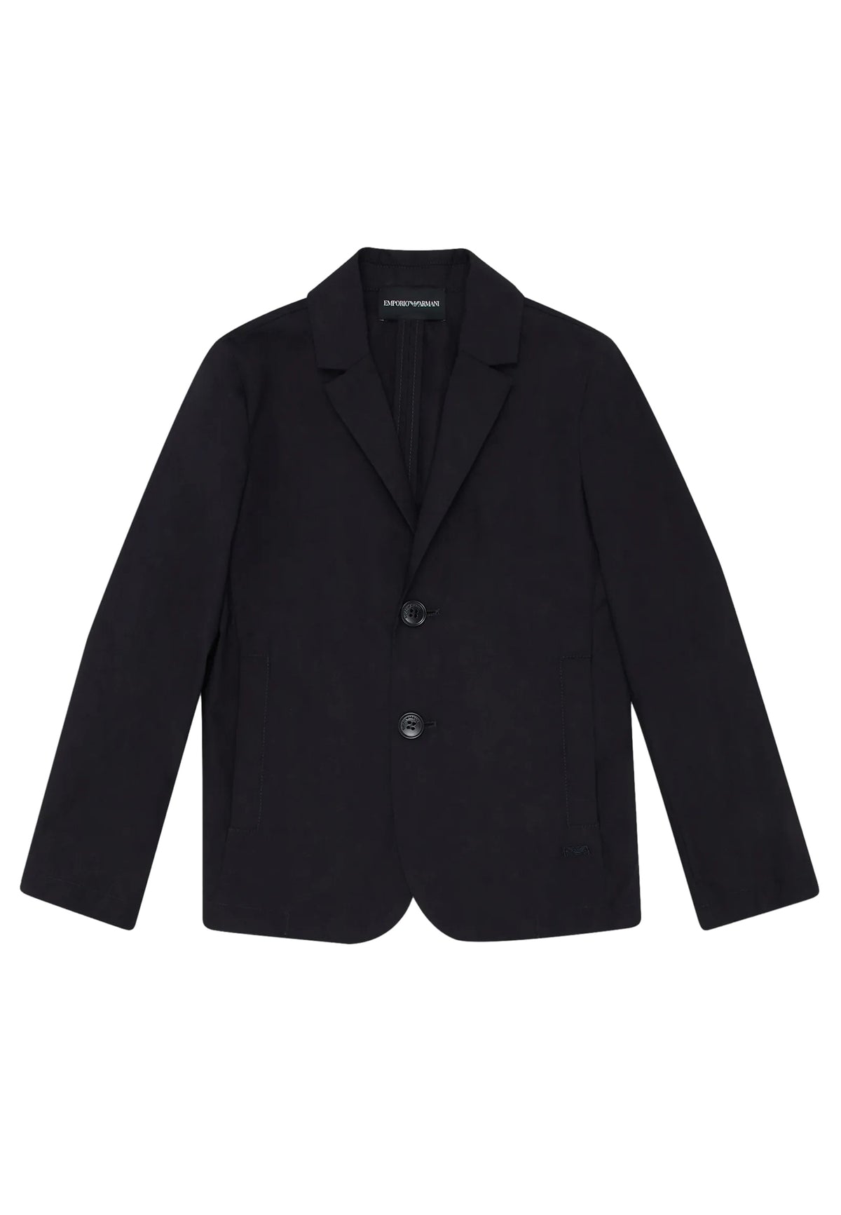 ViaMonte Shop | Emporio Armani giacca monopetto blu bambino in cotone