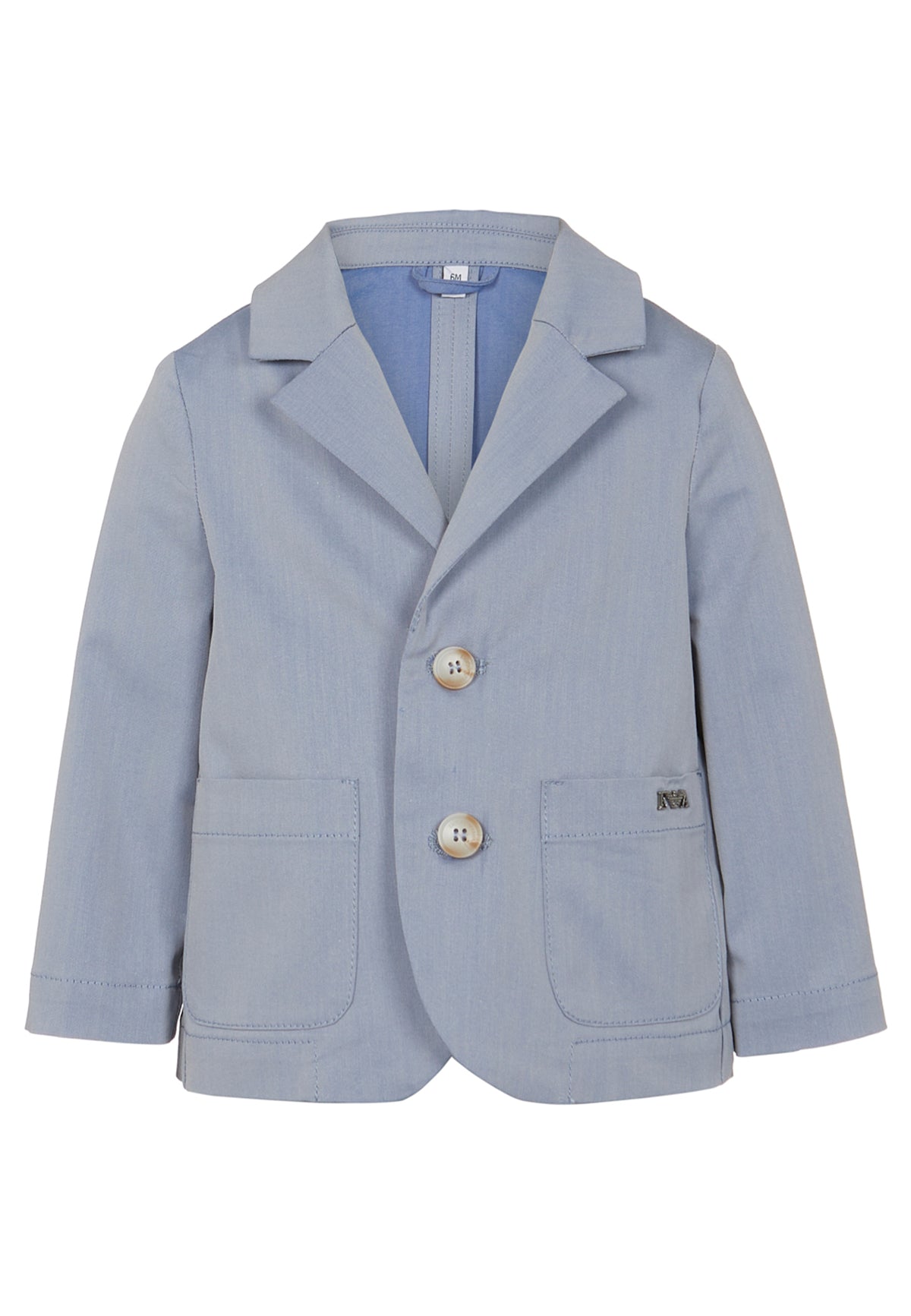 ViaMonte Shop | Emporio Armani giacca azzurra ragazzo in misto cotone