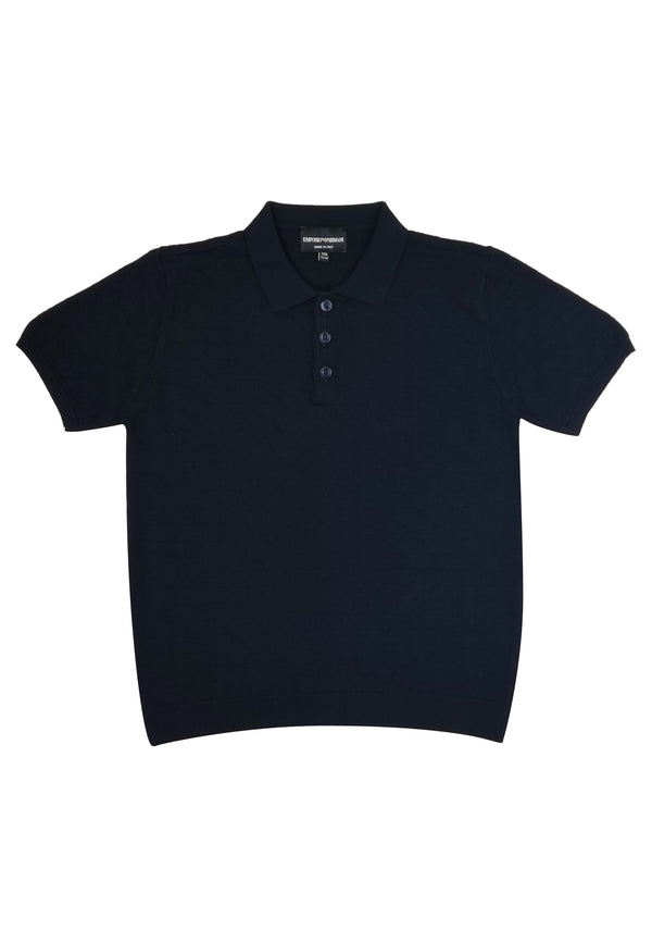 ViaMonte Shop | Emporio Armani polo blu ragazzo in viscosa