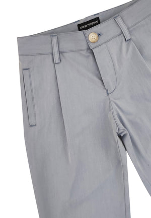 ViaMonte Shop | Emporio Armani pantalone azzurro bambino in cotone