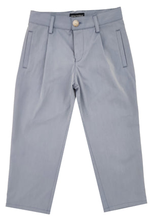 ViaMonte Shop | Emporio Armani pantalone azzurro bambino in cotone