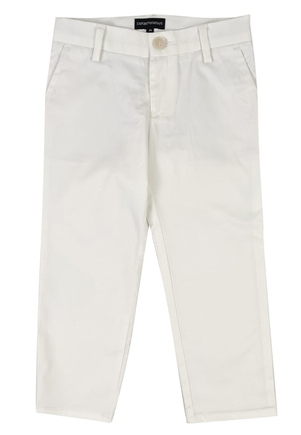 ViaMonte Shop | Emporio Armani pantalone bianco bambino