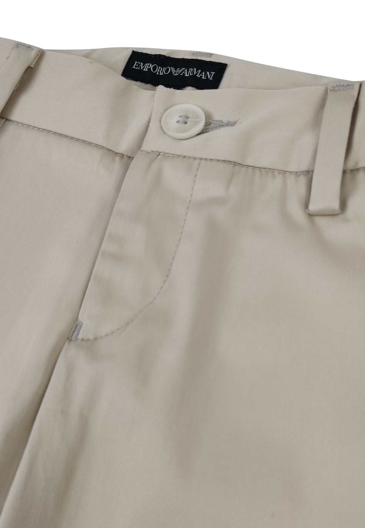 ViaMonte Shop | Emporio Armani pantalone beige bambino in cotone