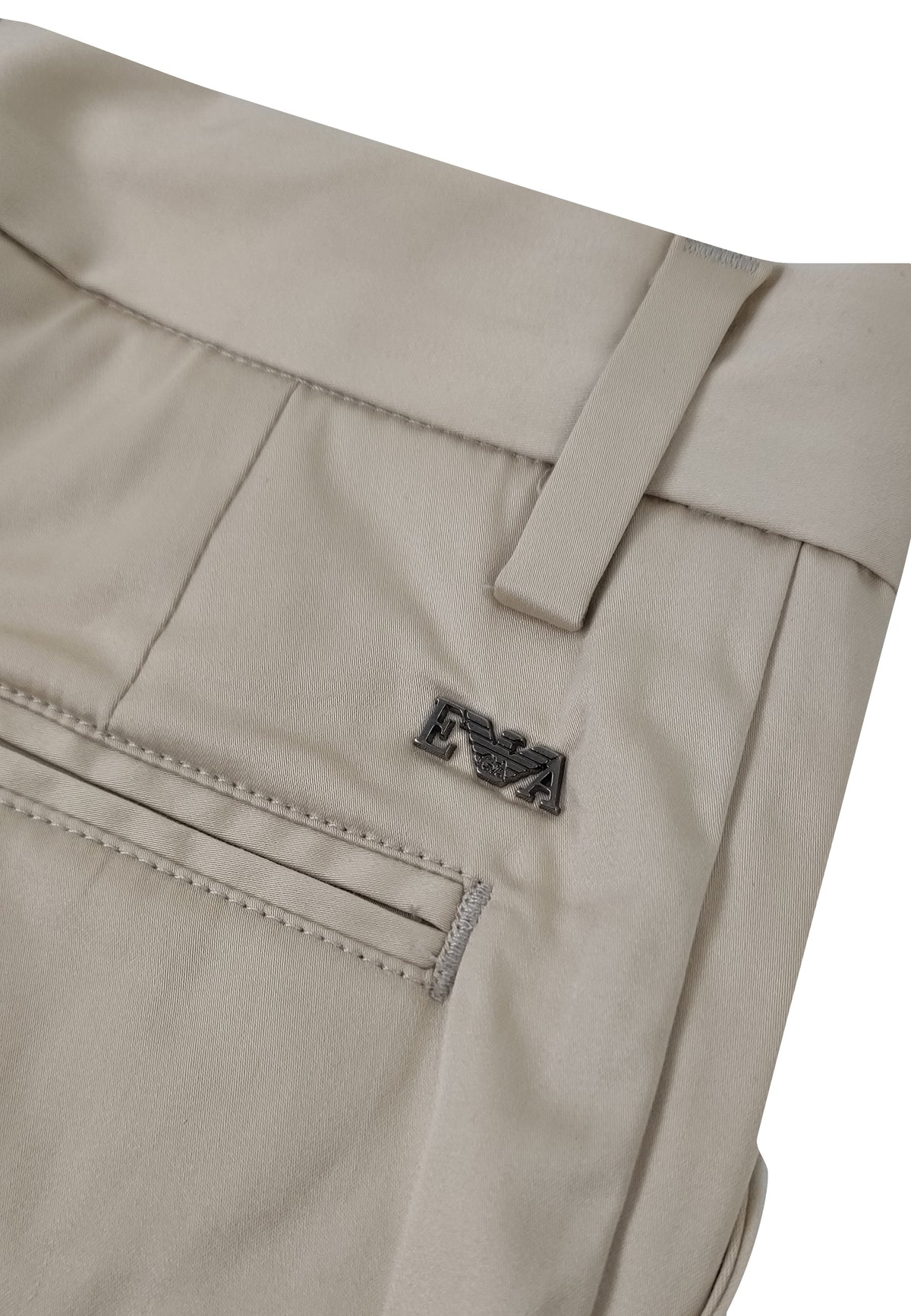 ViaMonte Shop | Emporio Armani pantalone beige bambino in cotone