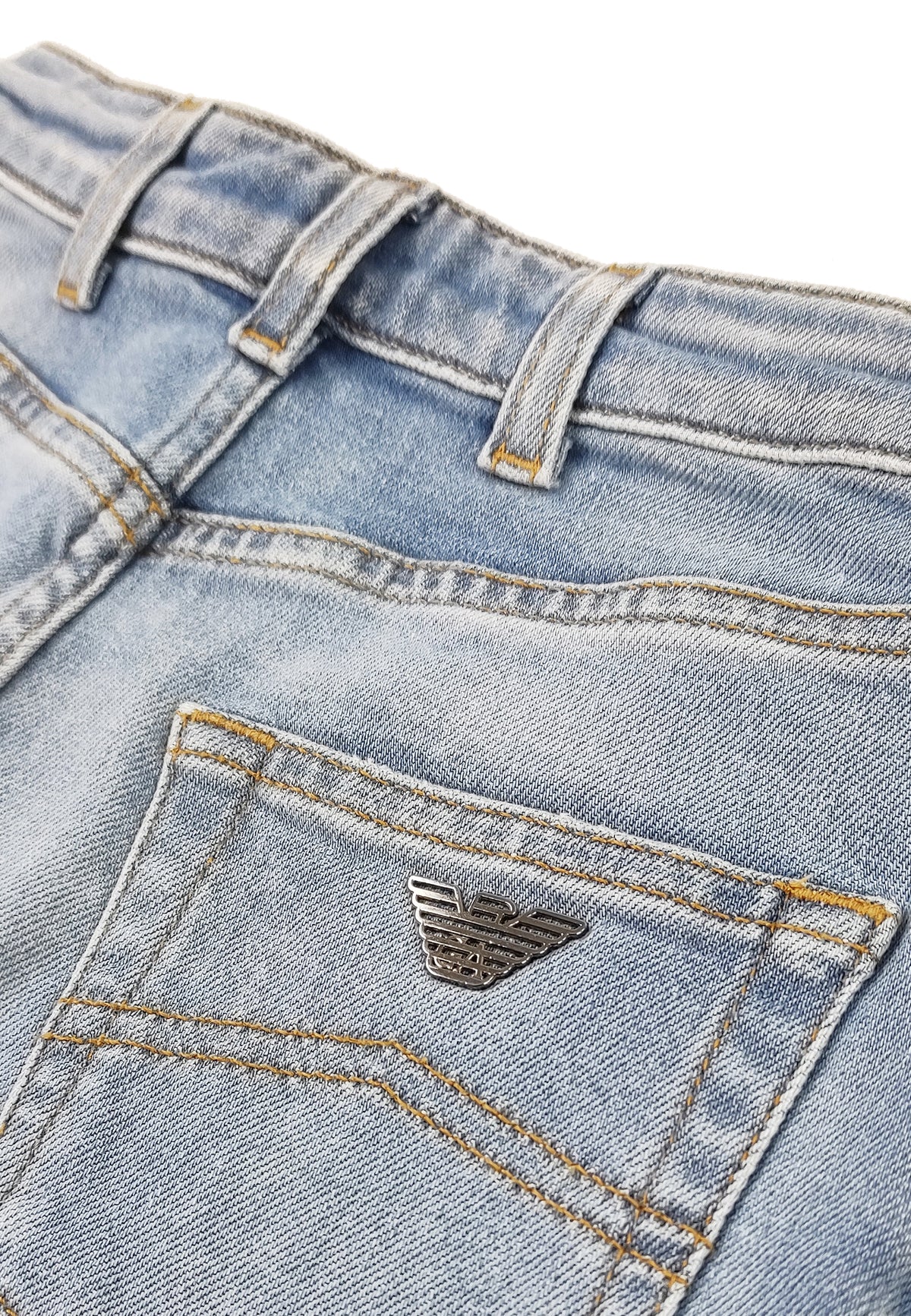 ViaMonte Shop | Emporio Armani bermuda bambino in denim di cotone
