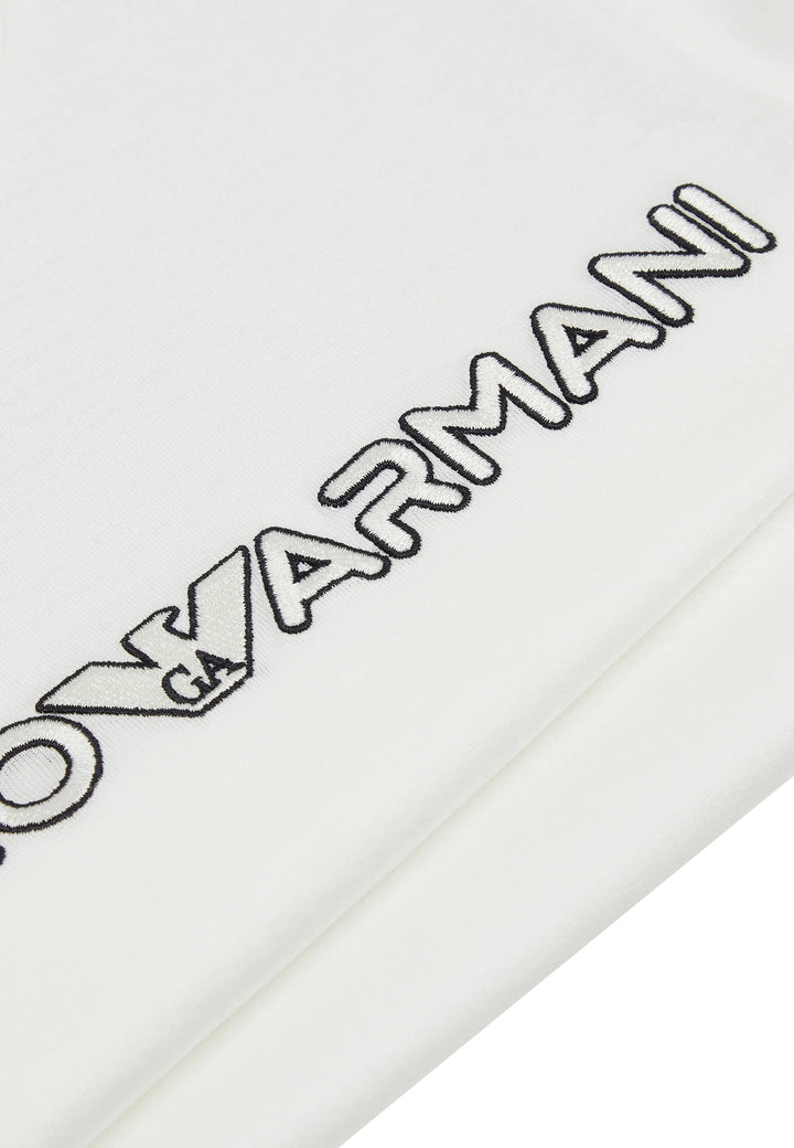 ViaMonte Shop | Emporio Armani t-shirt bianca con logo bambino