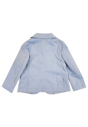 ViaMonte Shop | Emporio Armani giacca blu neonato in misto cotone