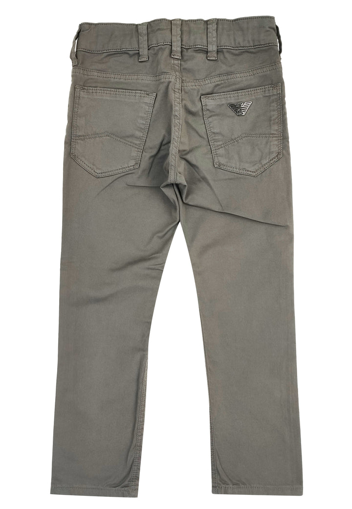 ViaMonte Shop | Emporio Armani pantalone grigio bambino in cotone