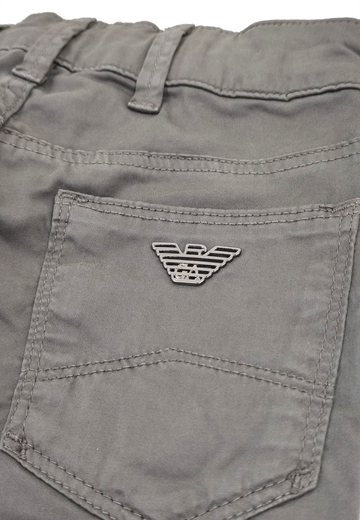 ViaMonte Shop | Emporio Armani pantalone grigio bambino in cotone