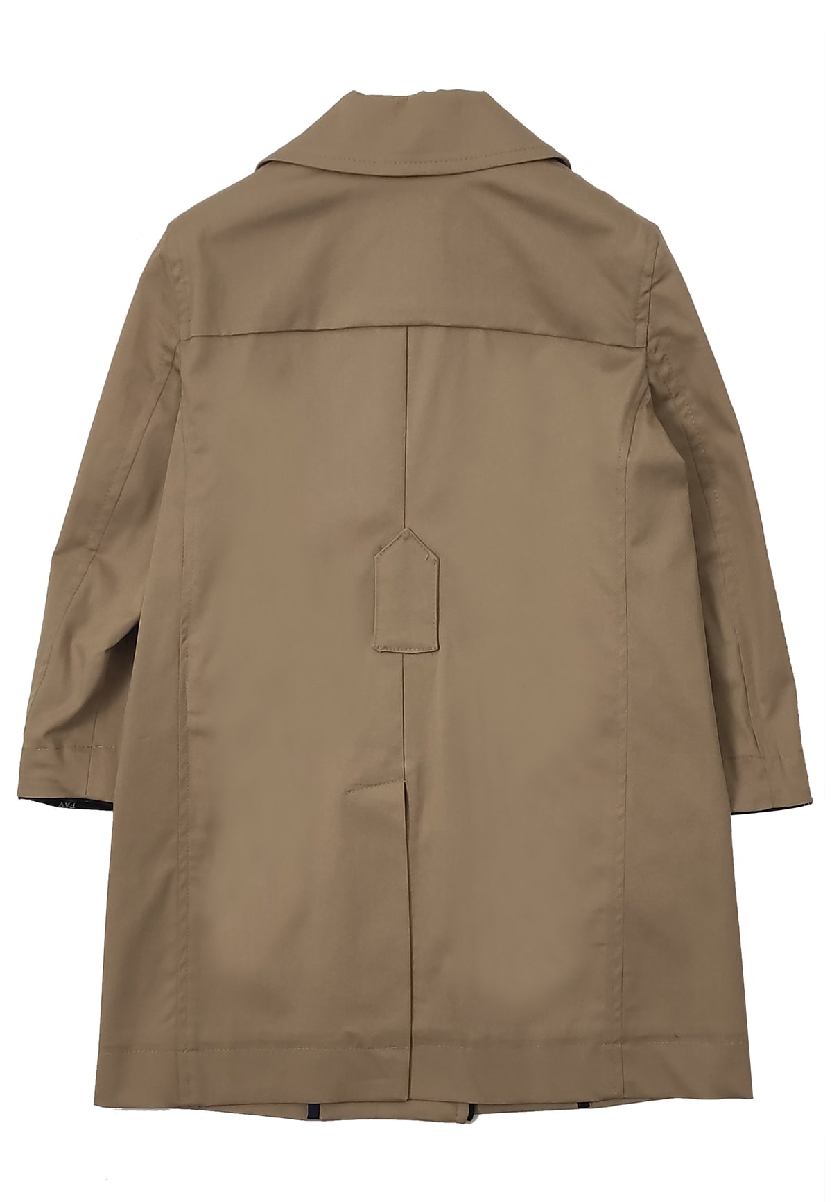 ViaMonte Shop | Fay trench marrone bambino in gabardine stretch