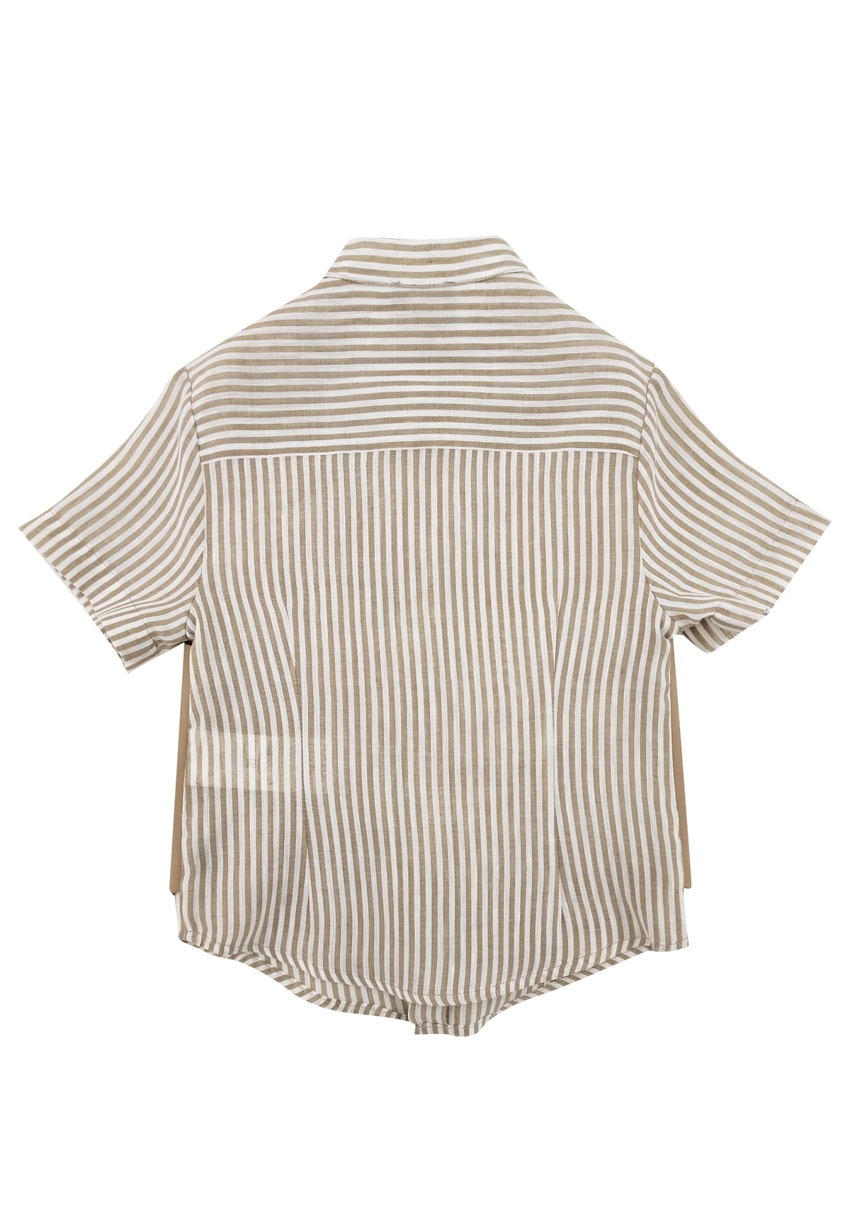 ViaMonte Shop | Fay camicia beige ragazzo in misto lino