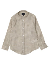 ViaMonte Shop | Fay camicia a righe ragazzo in misto lino
