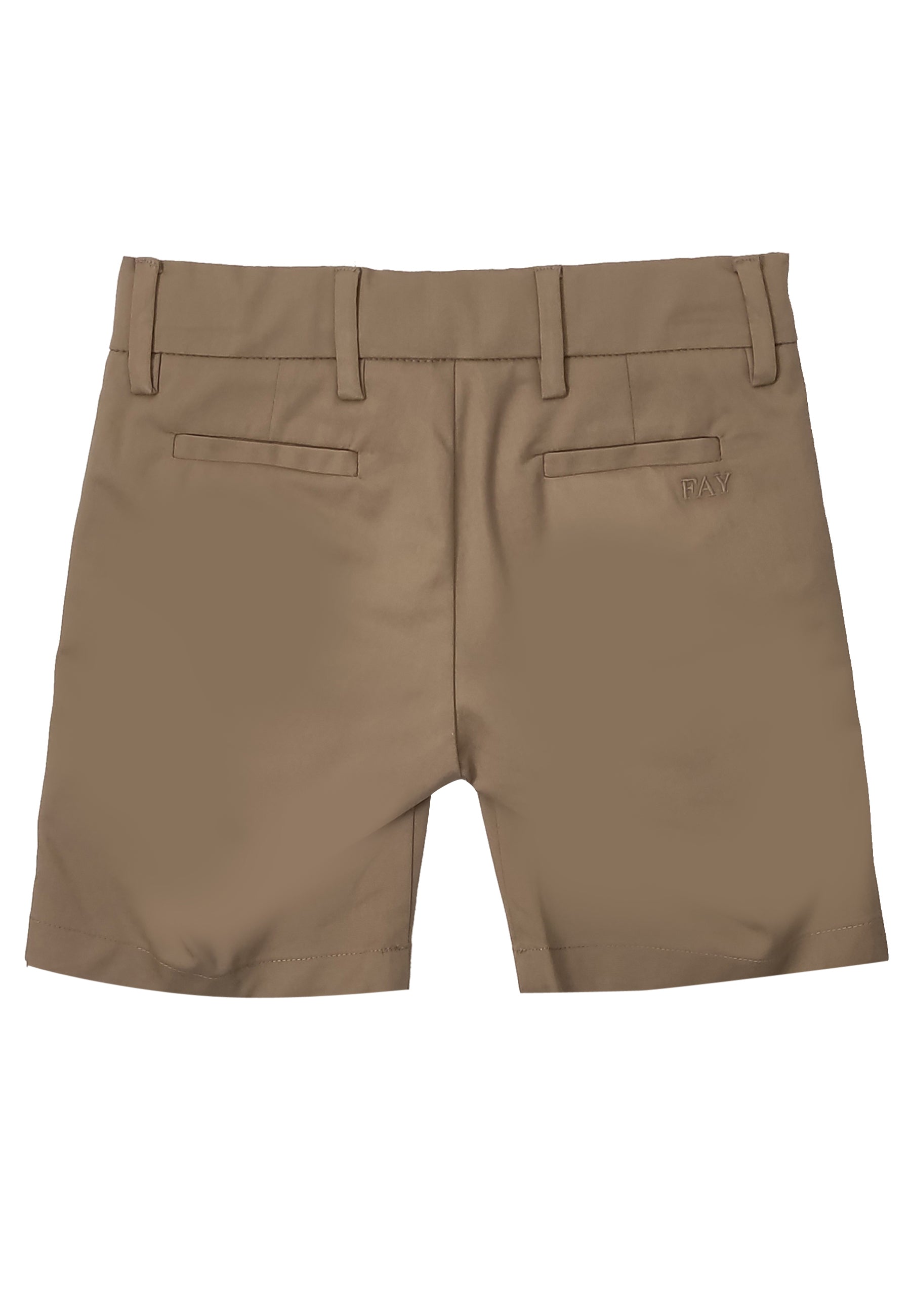 ViaMonte Shop | Fay bermuda marrone ragazzo in cotone