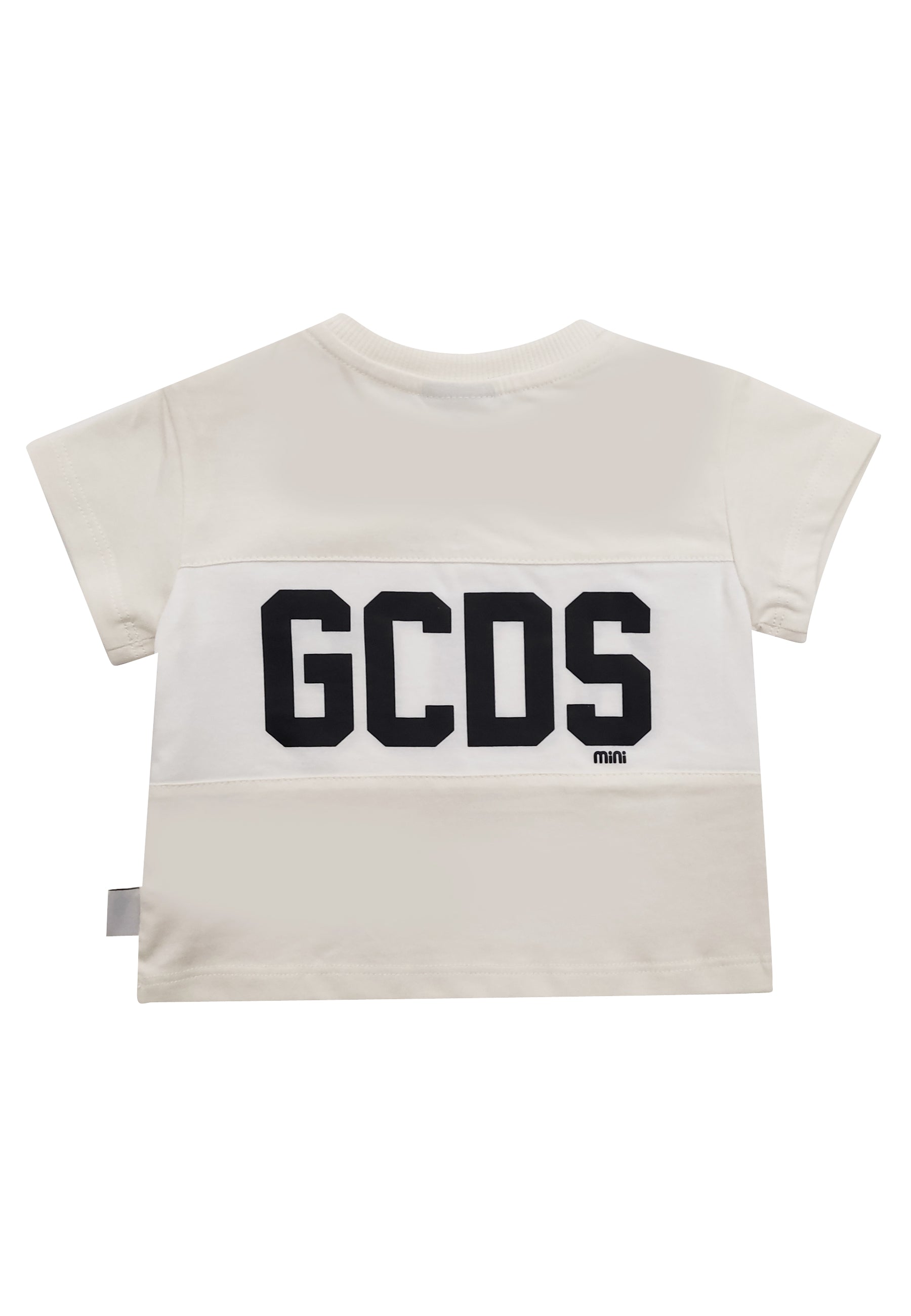 ViaMonte Shop | GCDS t-shirt panna neonato in cotone