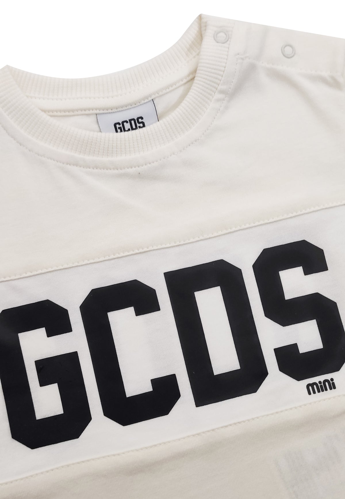 ViaMonte Shop | GCDS t-shirt panna neonato in cotone
