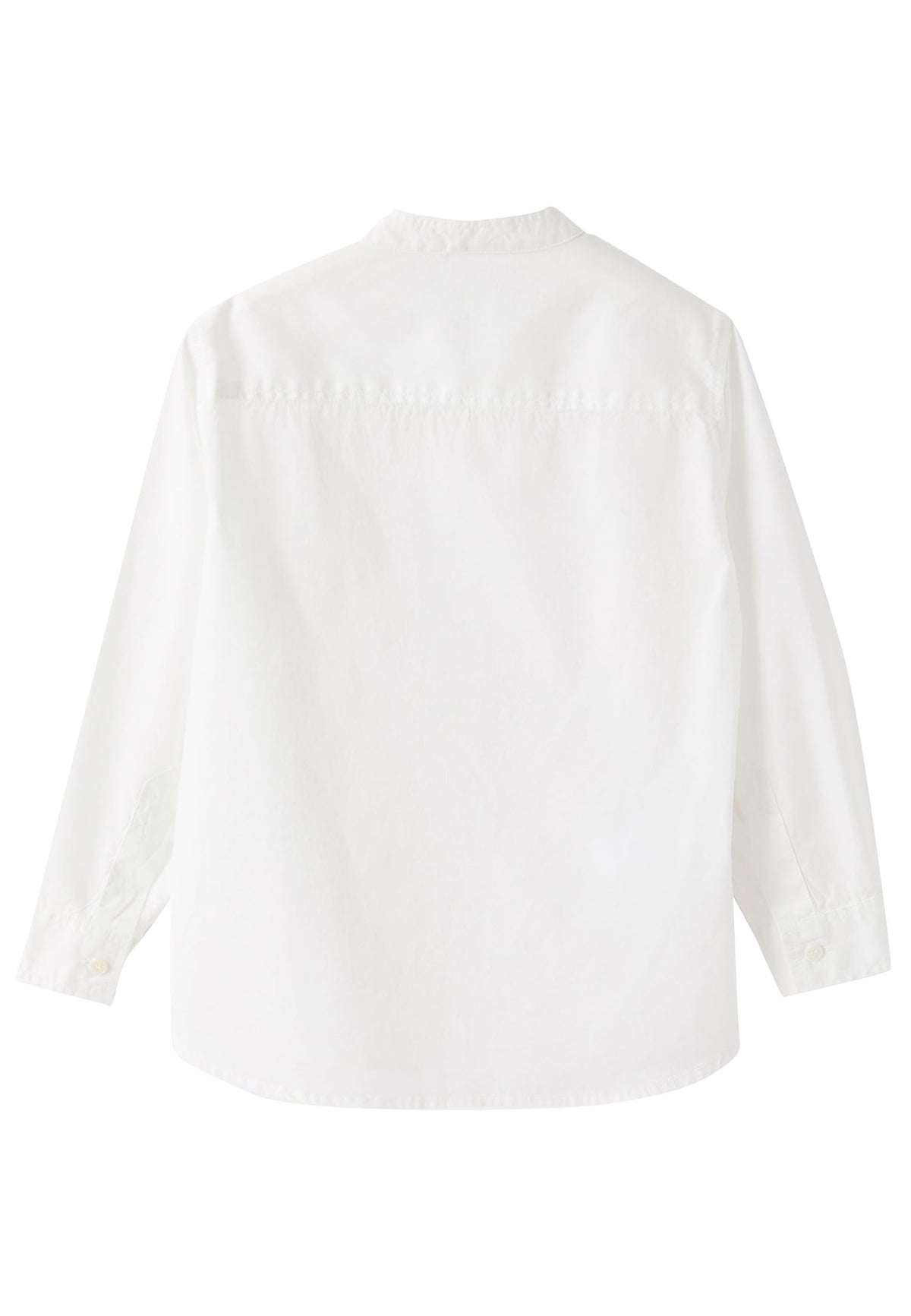ViaMonte Shop | Il Gufo bambino camicia alla coreana bianca in cotone