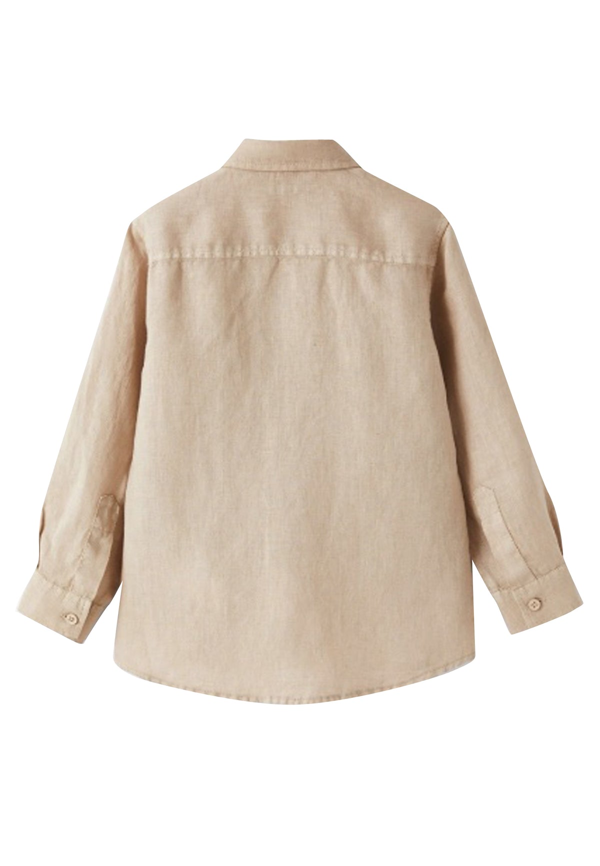 ViaMonte Shop | Il Gufo camicia beige bambino in puro lino