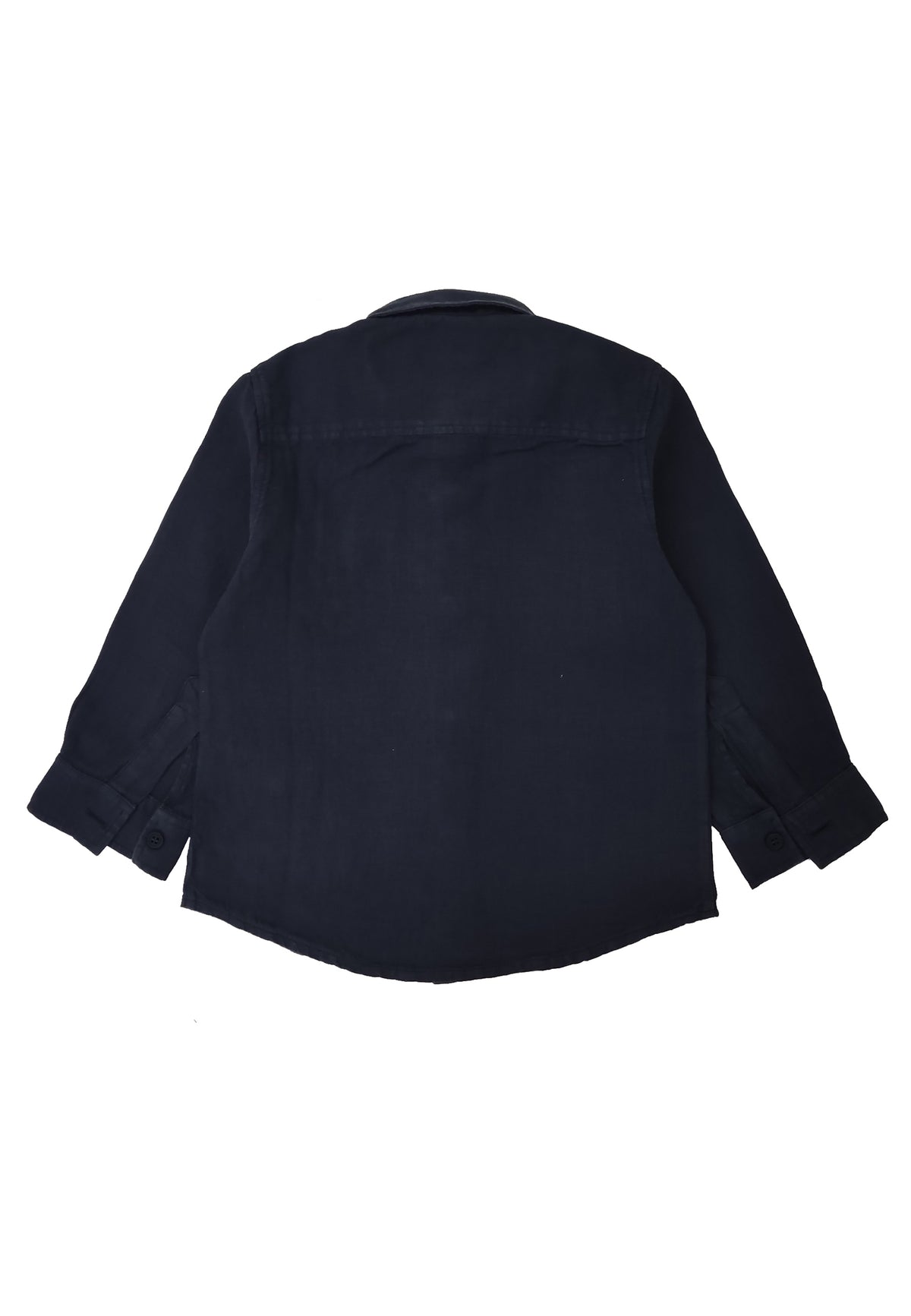 ViaMonte Shop | Il Gufo camicia blu bambino in puro lino