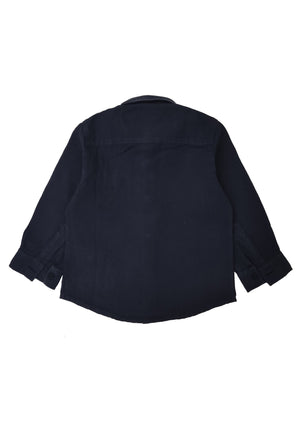 ViaMonte Shop | Il Gufo camicia blu bambino in puro lino