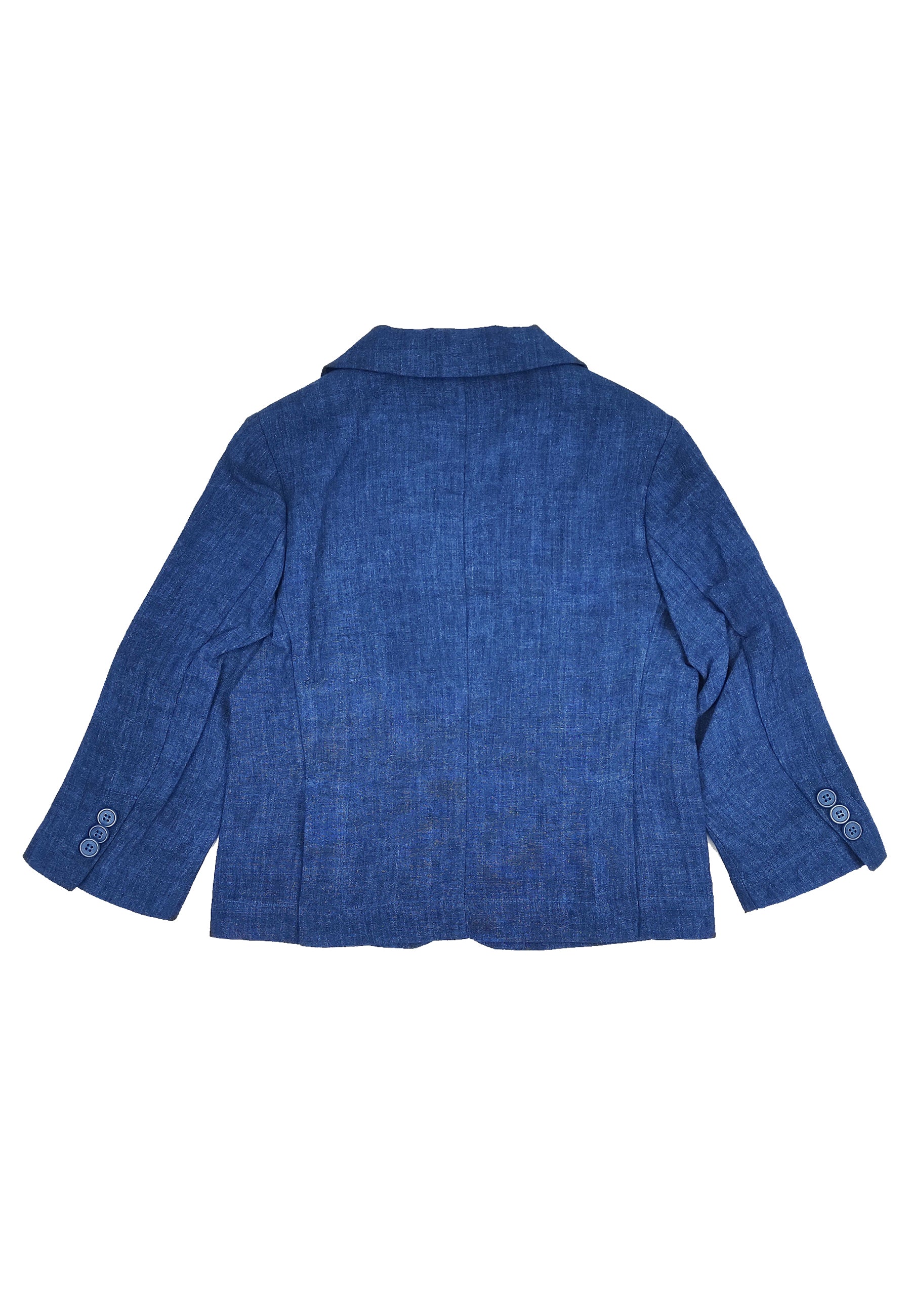 ViaMonte Shop | Il Gufo giacca blu elettrico bambino in lino