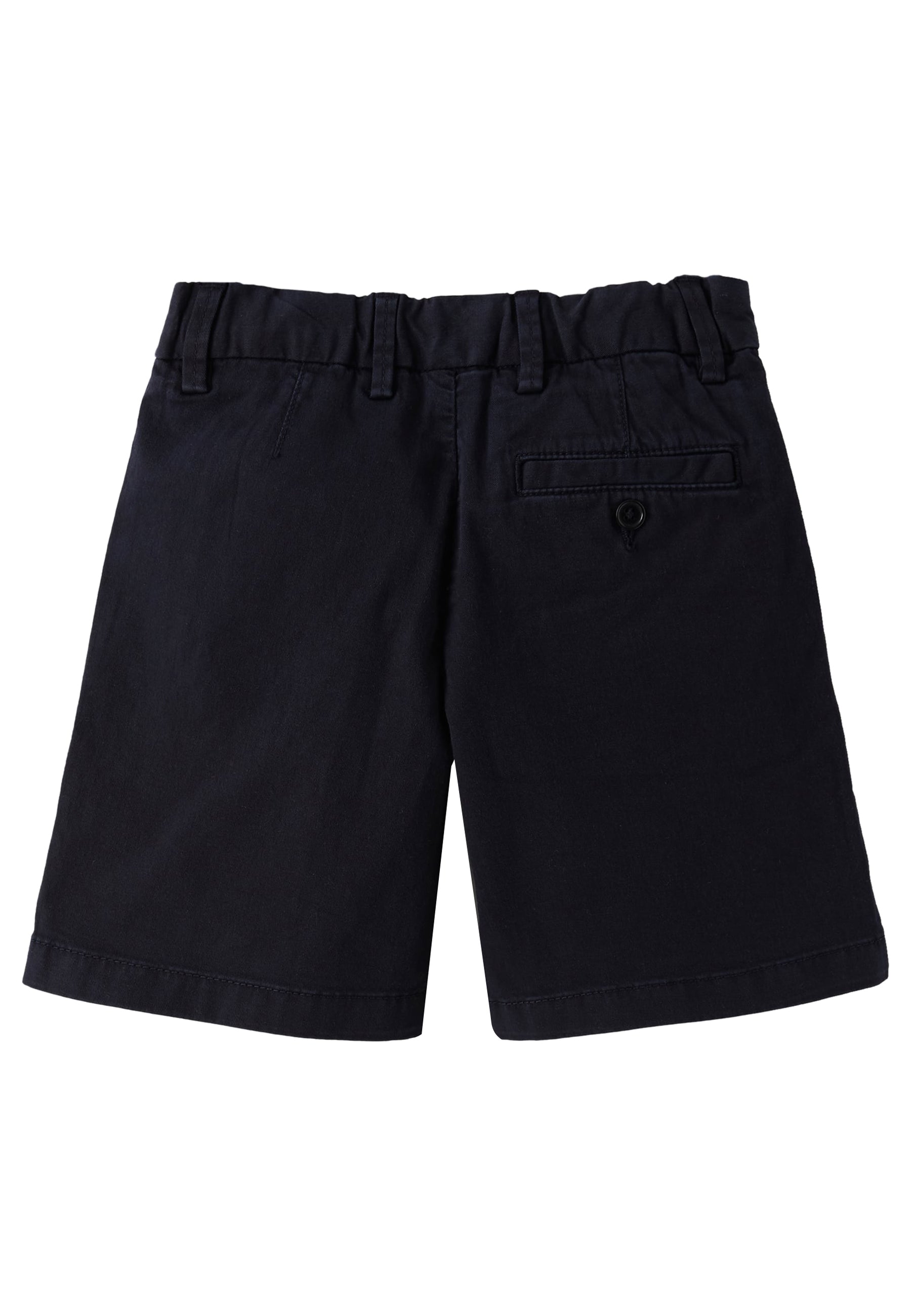 Il Gufo bermuda blu bambino in gabardina di cotone stretch | ViaMonte Shop