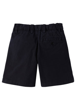 Il Gufo bermuda blu bambino in gabardina di cotone stretch | ViaMonte Shop