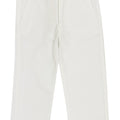 ViaMonte Shop | Il Gufo pantalone chino bianco in gabardina bambino di cotone