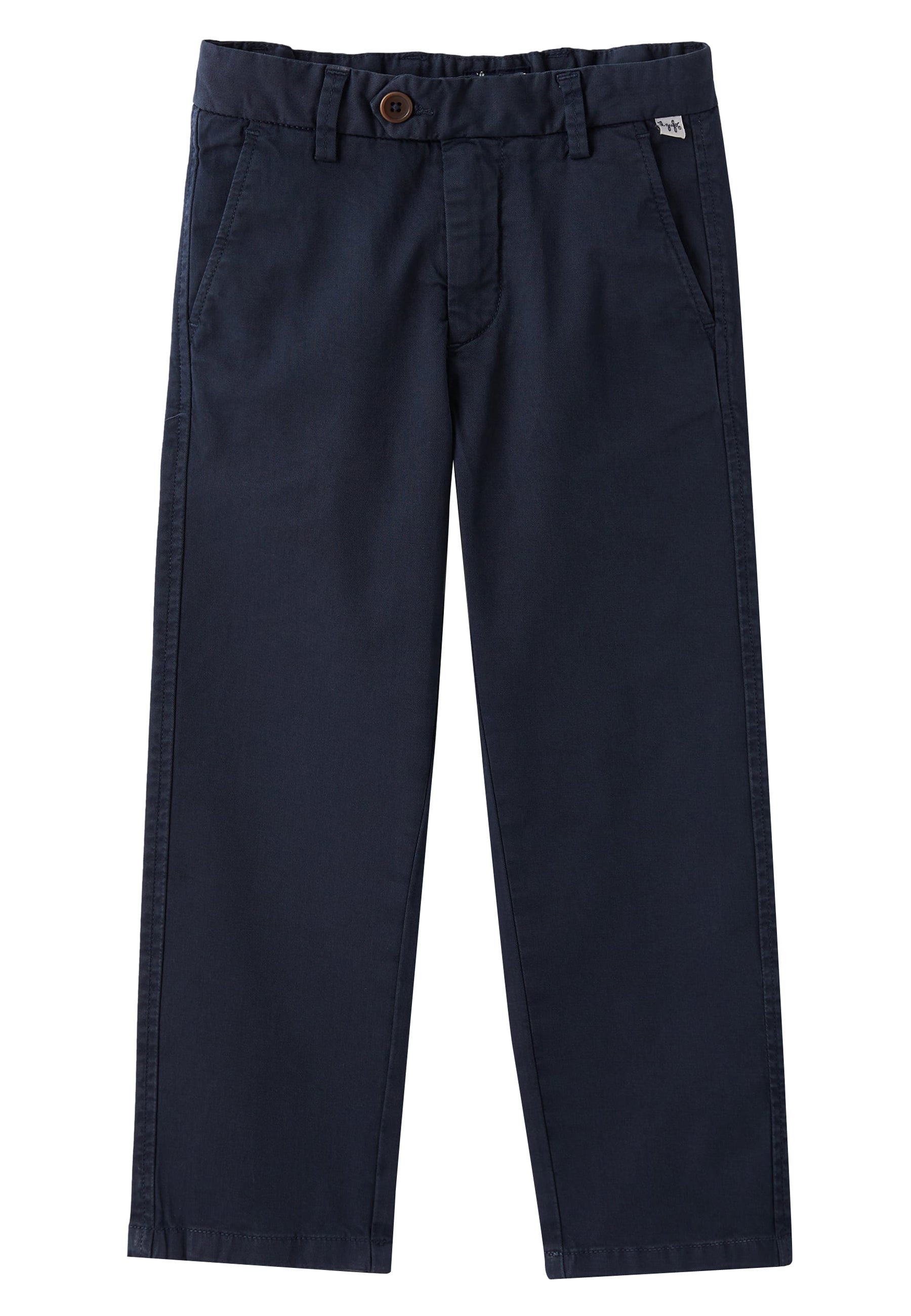ViaMonte Shop | Il Gufo pantalone chino blu bambino in gabardina di cotone