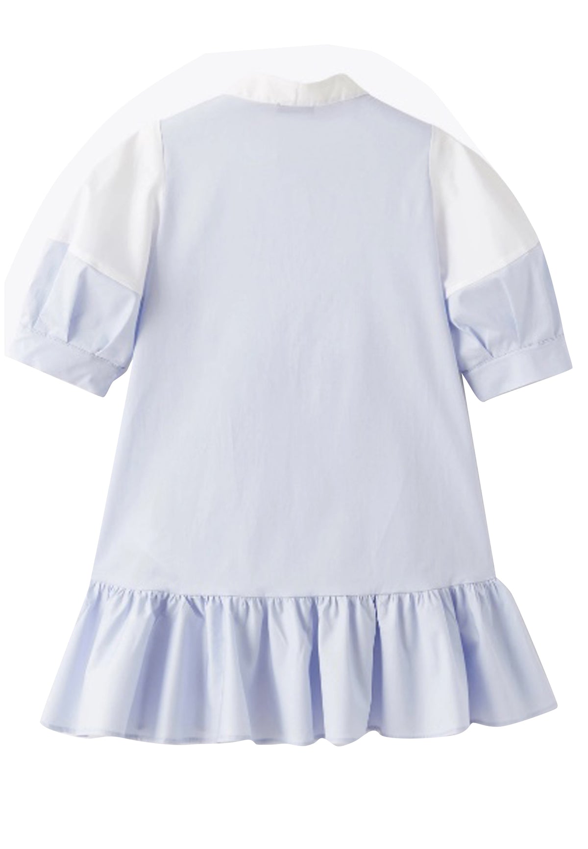 ViaMonte Shop | Il Gufo vestito azzurro bambina in cotone