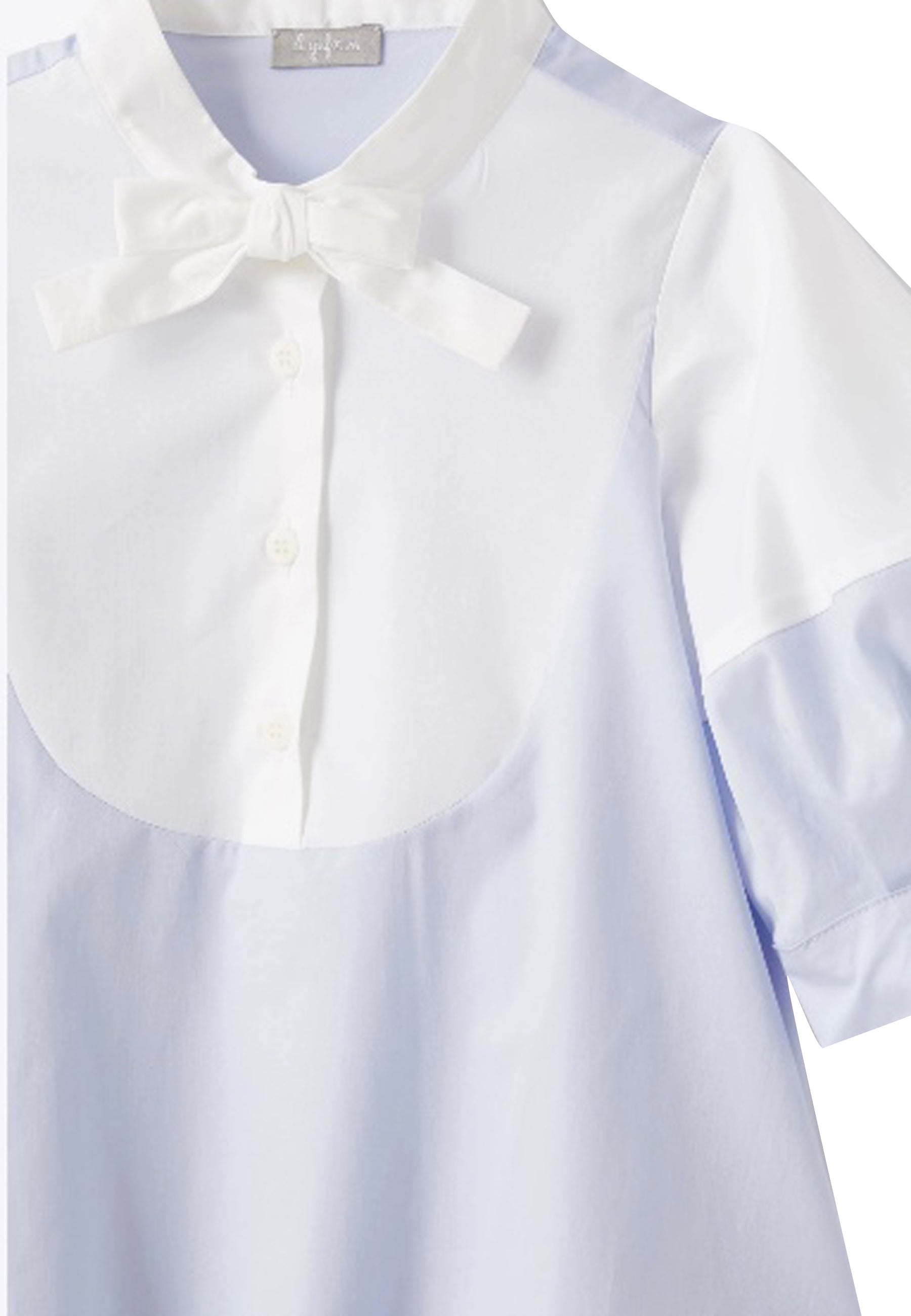 ViaMonte Shop | Il Gufo vestito azzurro bambina in cotone