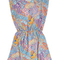 ViaMonte Shop | Marcelo Burlon vestito multicolor bambina in cotone organico