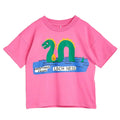 ViaMonte Shop | Mini Rodini t-shirt rosa bambina in cotone biologico