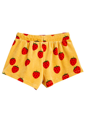 ViaMonte Shop | Mini Rodini bambina shorts beige in cotone biologico