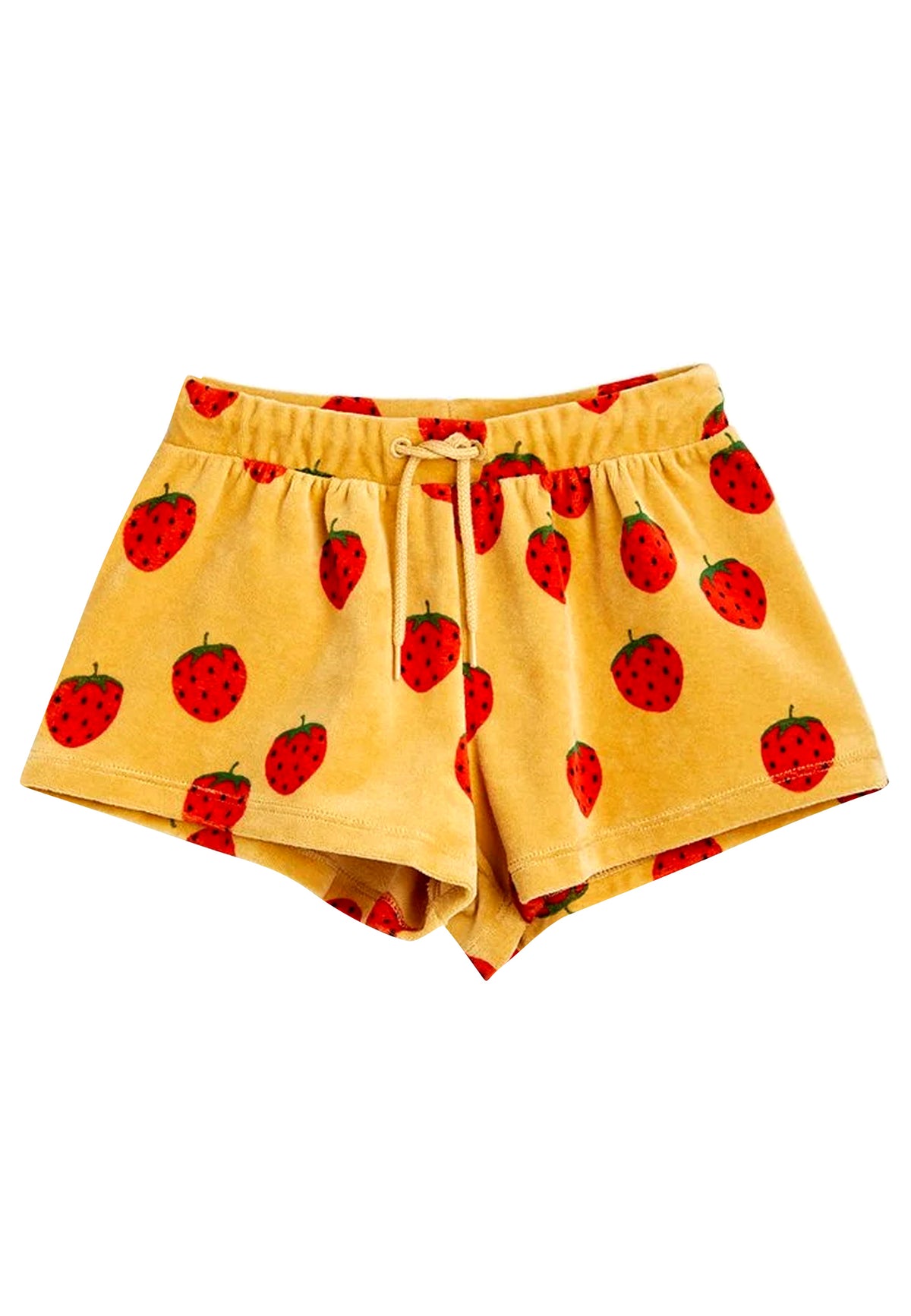 ViaMonte Shop | Mini Rodini bambina shorts beige in cotone biologico