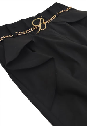 ViaMonte Shop | Miss Blumarine pantalone nero ragazza in cotone