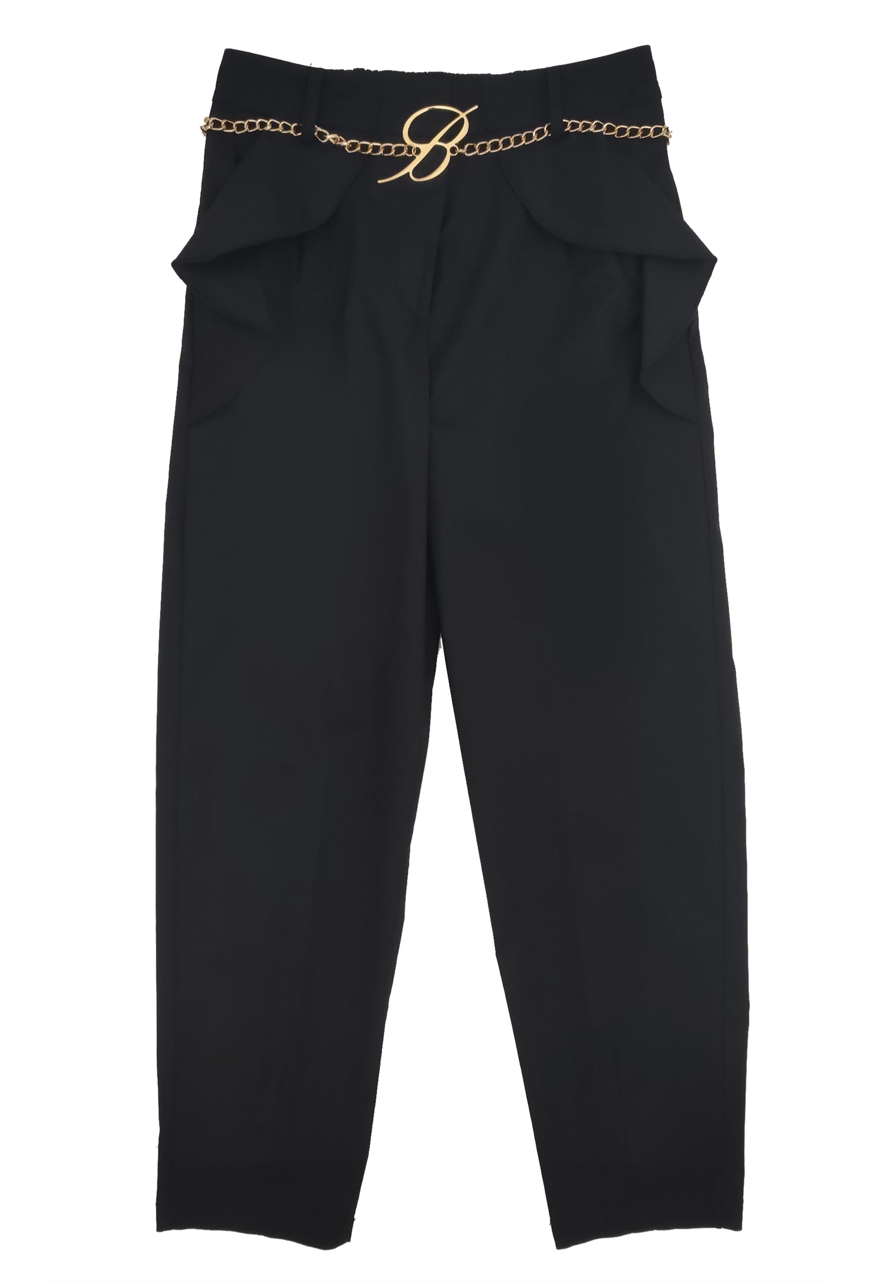 ViaMonte Shop | Miss Blumarine pantalone nero ragazza in cotone